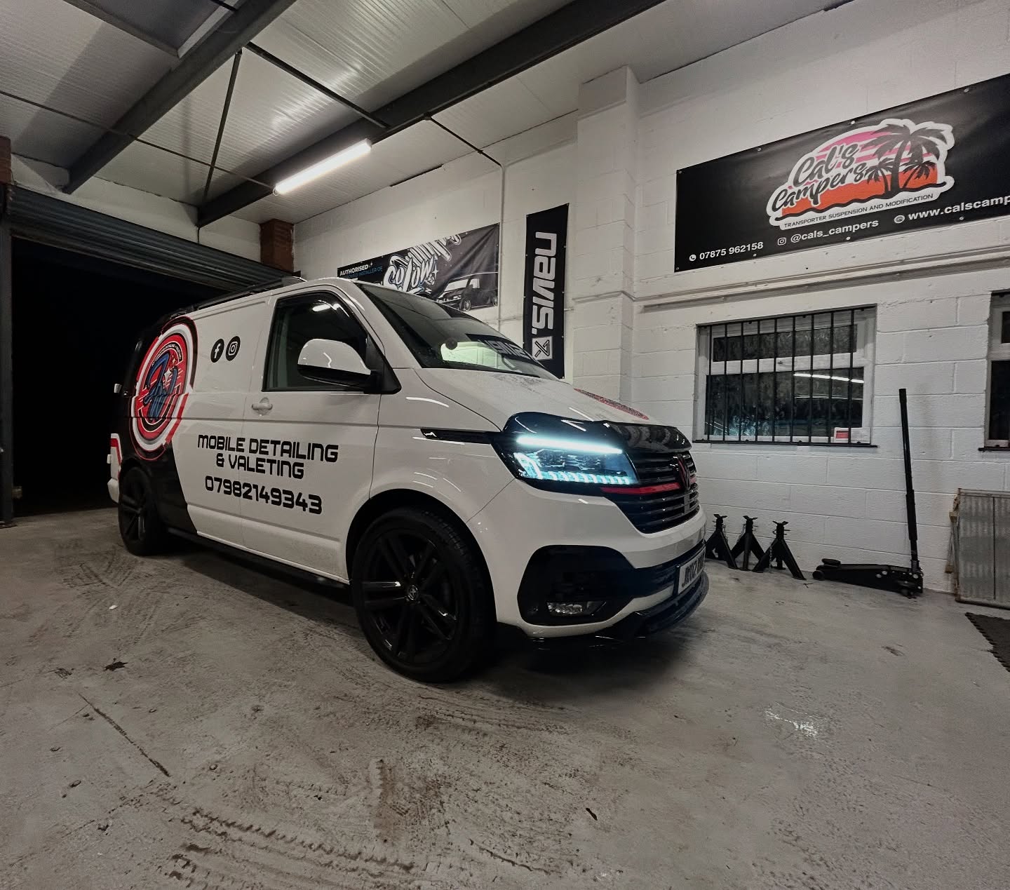 Air ride suspension install on a VW Transporter