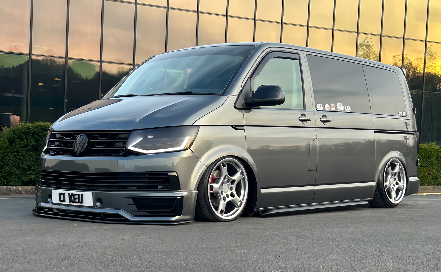 Premium audio system installation in a VW Transporter