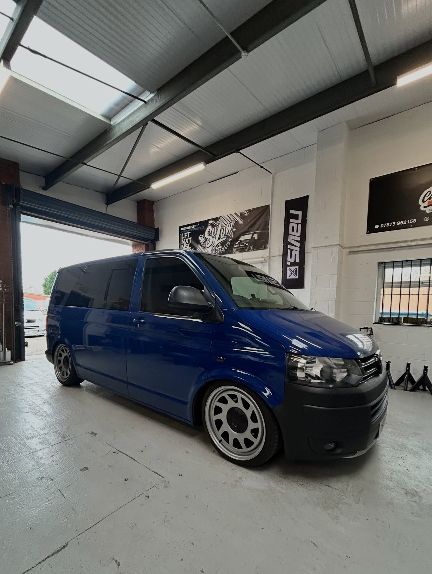 Completed VW Transporter part conversion with full trim